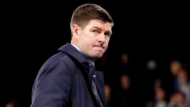 Steven Gerrard: limogé d&rsquo;Aston Villa après une lourde défaite à Fulham