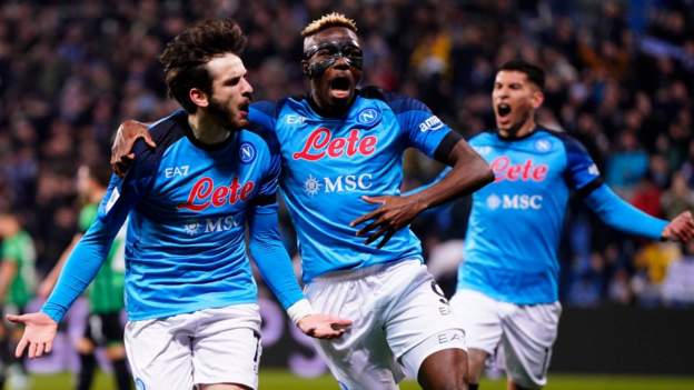 Sassuolo 0-2 Napoli: les leaders de la Serie A avancent de 18 points après une victoire de routine
