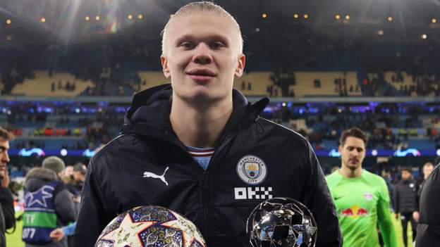 Erling Haaland: l&rsquo;attaquant de Manchester City bat plus de records en Ligue des champions