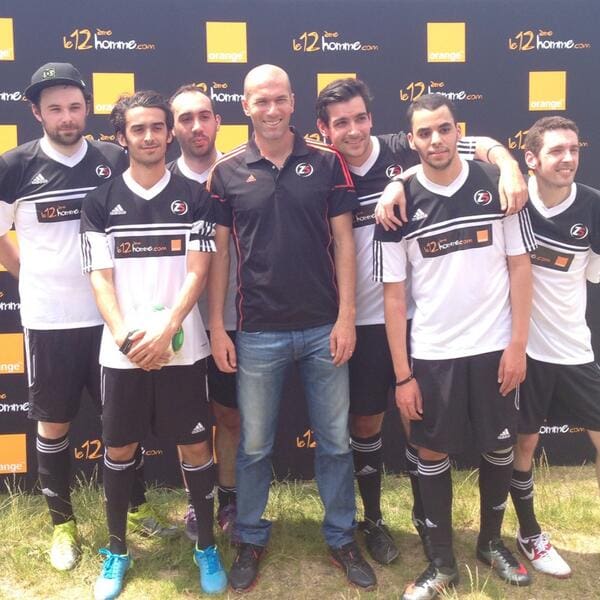 PKFoot a participé au tournoi #Z5Orange avec Zidane