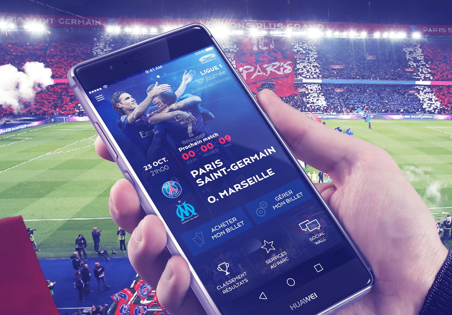 Stadium App, l&rsquo;application fan experience du PSG
