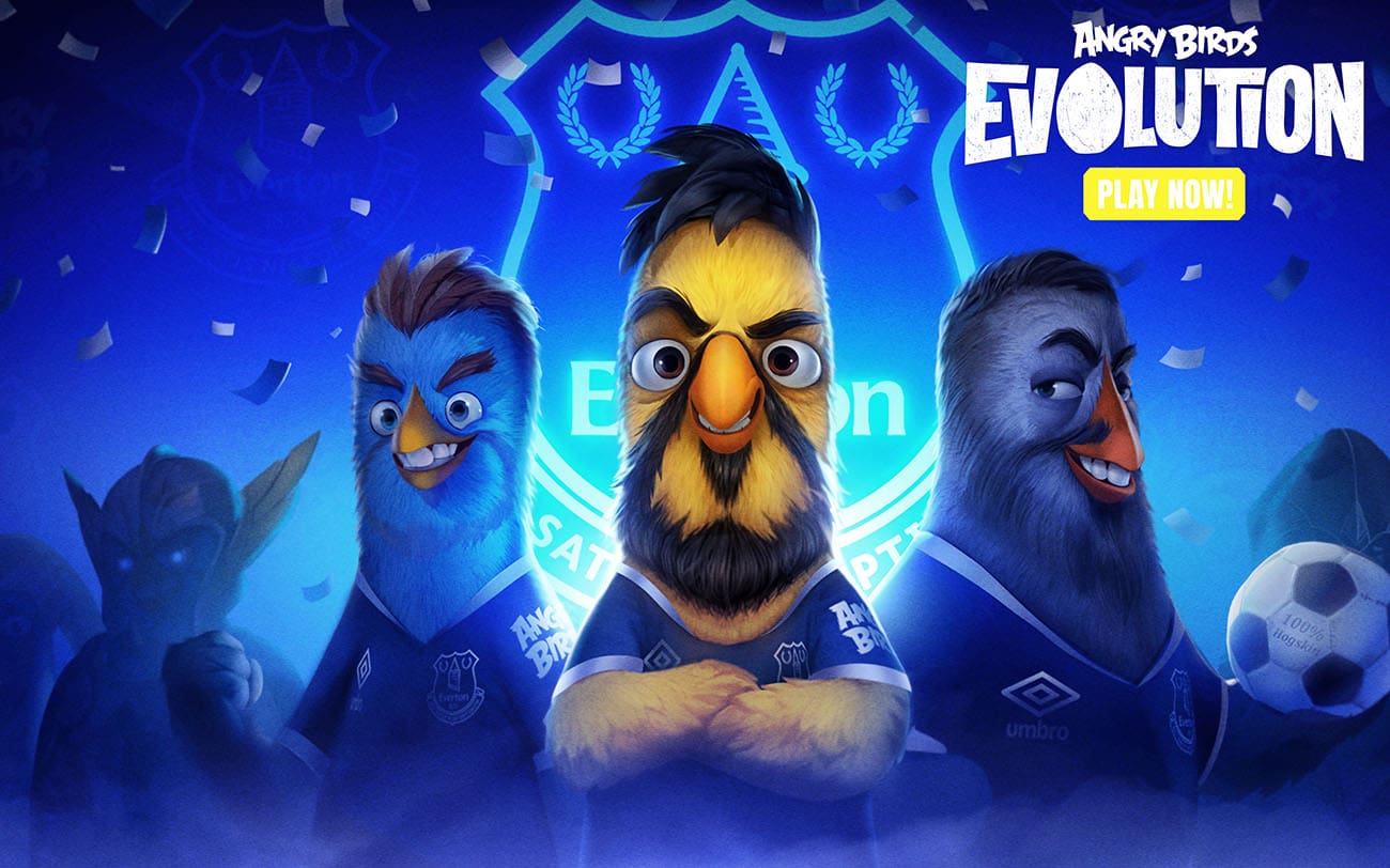 Walcott, Tosun et Sigurdsson ont désormais leur sosie Angry Birds