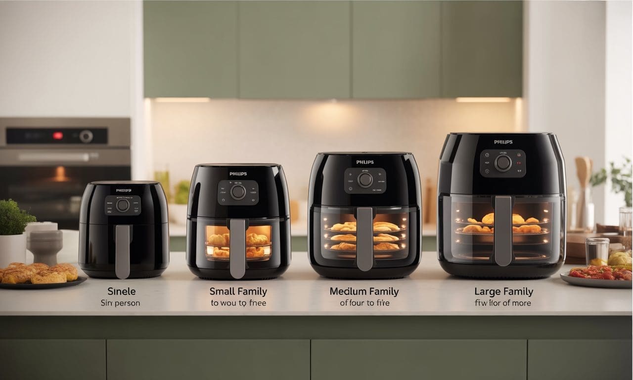 Philips Airfryer : quel modèle choisir selon la taille de ma famille ?