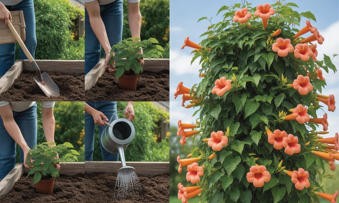 Planter et réussir la bignone pas à pas pour une floraison généreuse