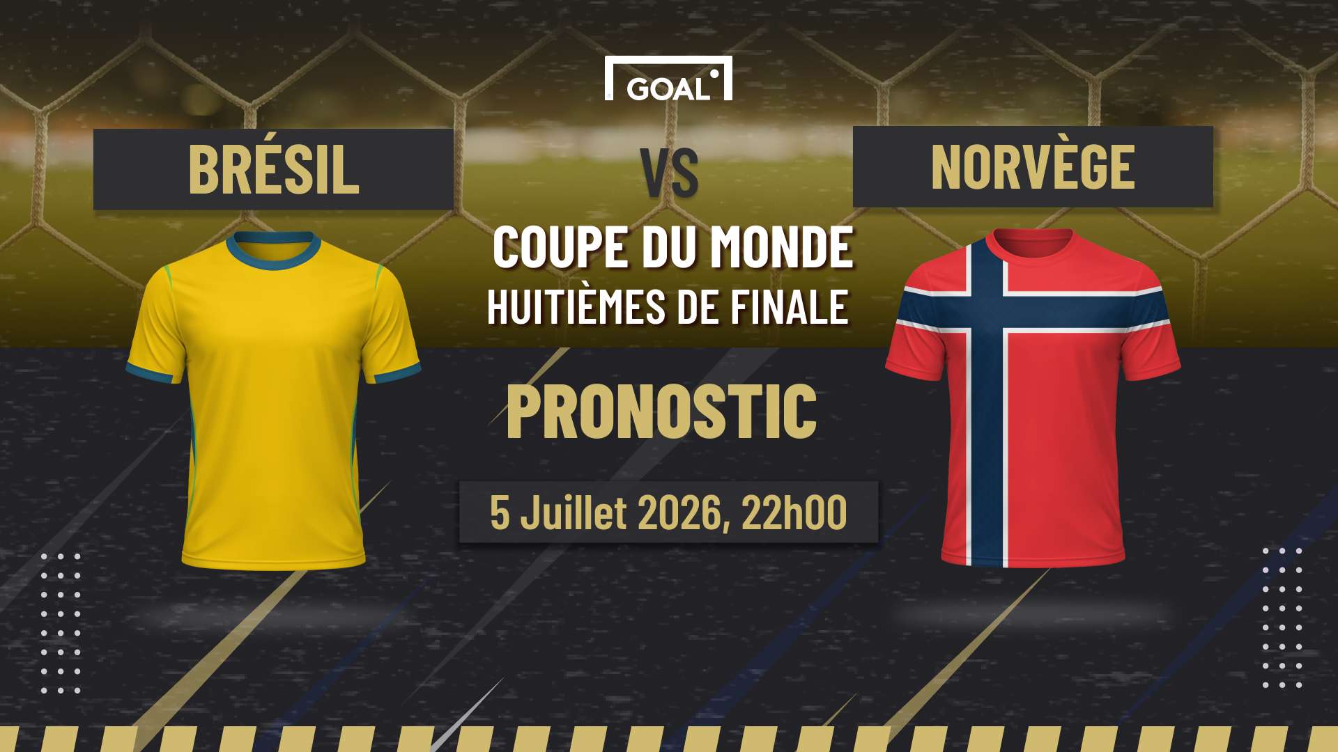 Brésil vs Norvège : Misez sur les stars Vinicius Jr et Haaland dans un combiné à 16/1