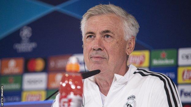 L'entraîneur du Real Madrid, Carlo Ancelotti