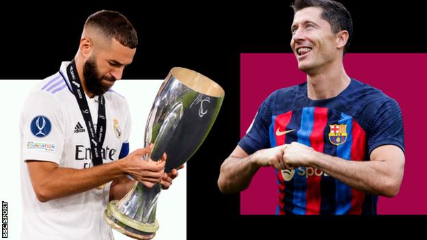 Karim Benzema et Robert Lewandowski