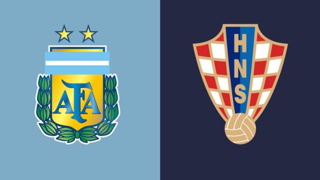 Graphique Argentine v Croatie