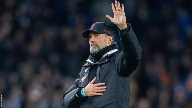 L'entraîneur de Liverpool, Jurgen Klopp