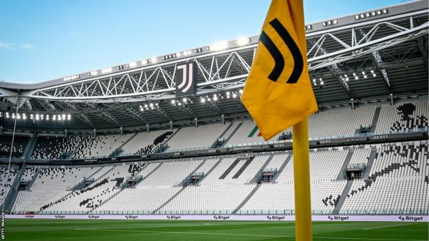 Vue générale du stade Allianz à Turin, Italie