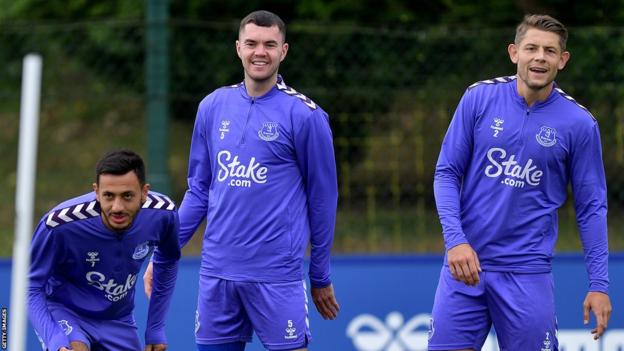Dwight McNeil, Michael Keane et James Tarkowski