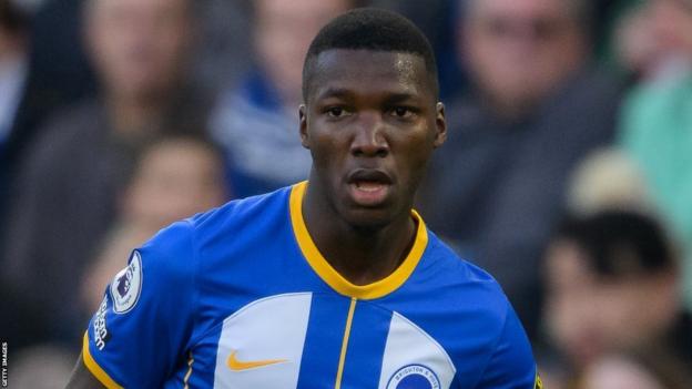 Le milieu de terrain de Brighton Moses Caicedo