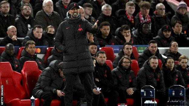 Jurgen Klopp réagit lors de la défaite de la Ligue des champions face au Real Madrid