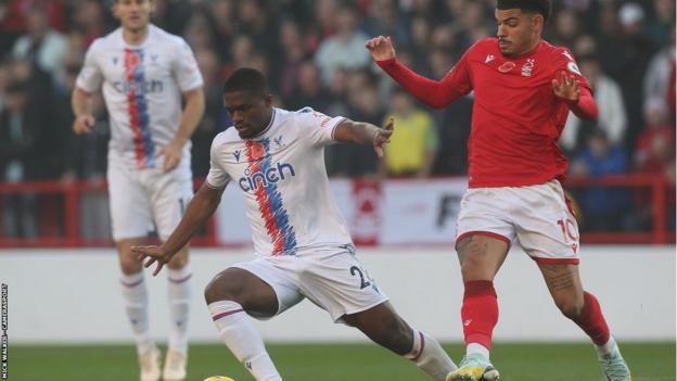 Joueurs de Crystal Palace et Nottingham Forest