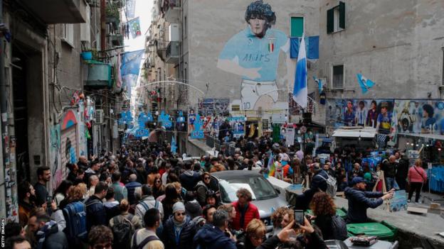 Peinture murale de Maradona