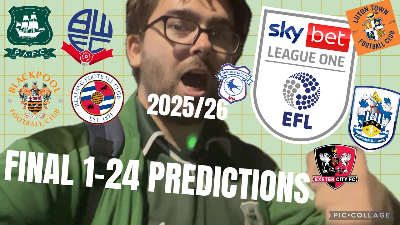 Prédictions League One 2026-27 : Analyse détaillée de la saison et classement final par Ryan Deeney