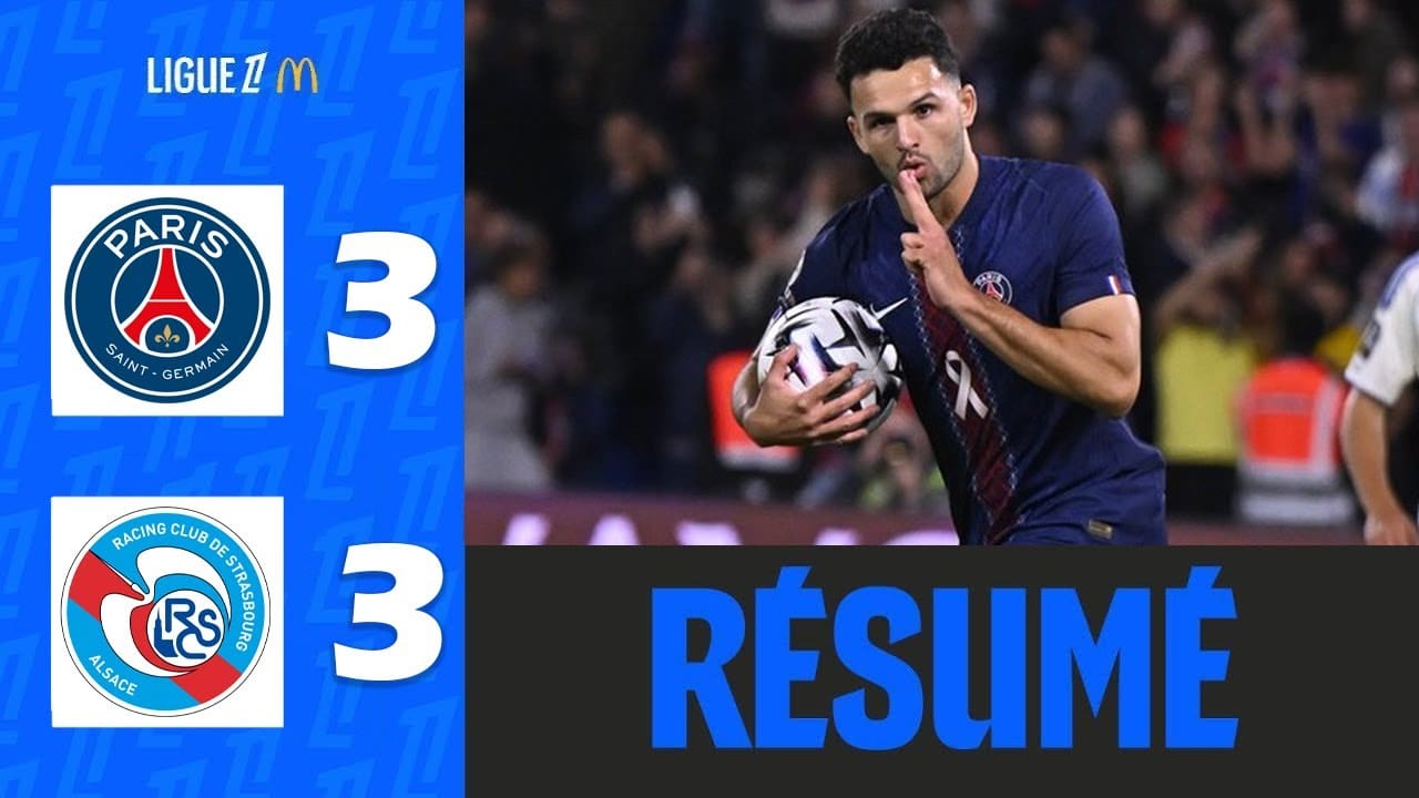 Match nul palpitant : PSG et Strasbourg se quittent sur un 3-3, Zaïre-Emery regagne en confiance et aspire à la continuité