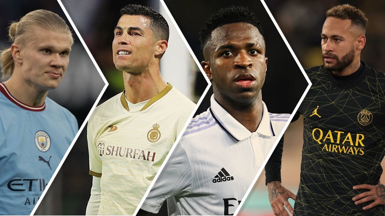 Hors sélection FIFA, Vinicius Jr. surpasse Neymar, Haaland et Cristiano Ronaldo en performances sur la période ;  comparer