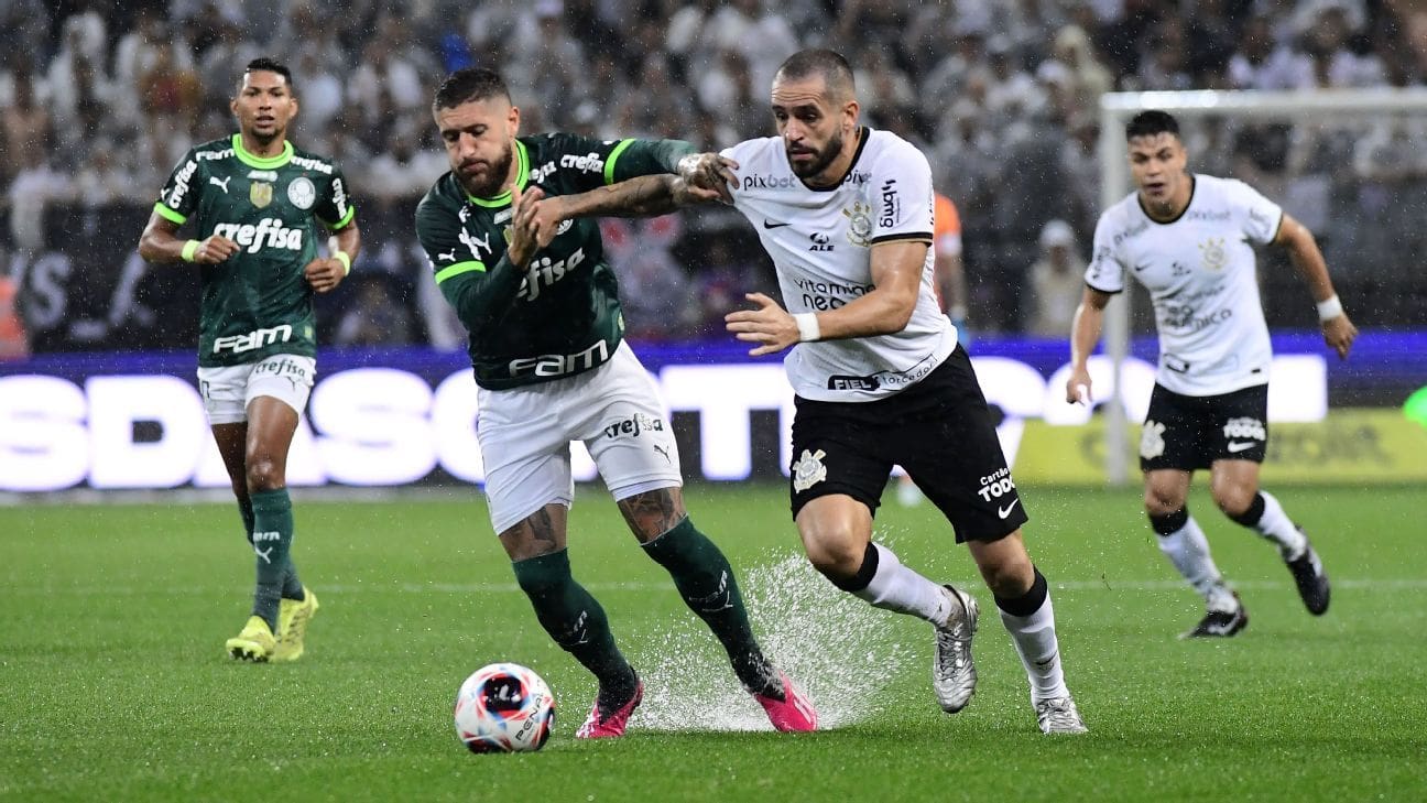 Corinthians et Palmeiras font match nul dans un classique à couper le souffle avec quatre buts pour Paulistão
