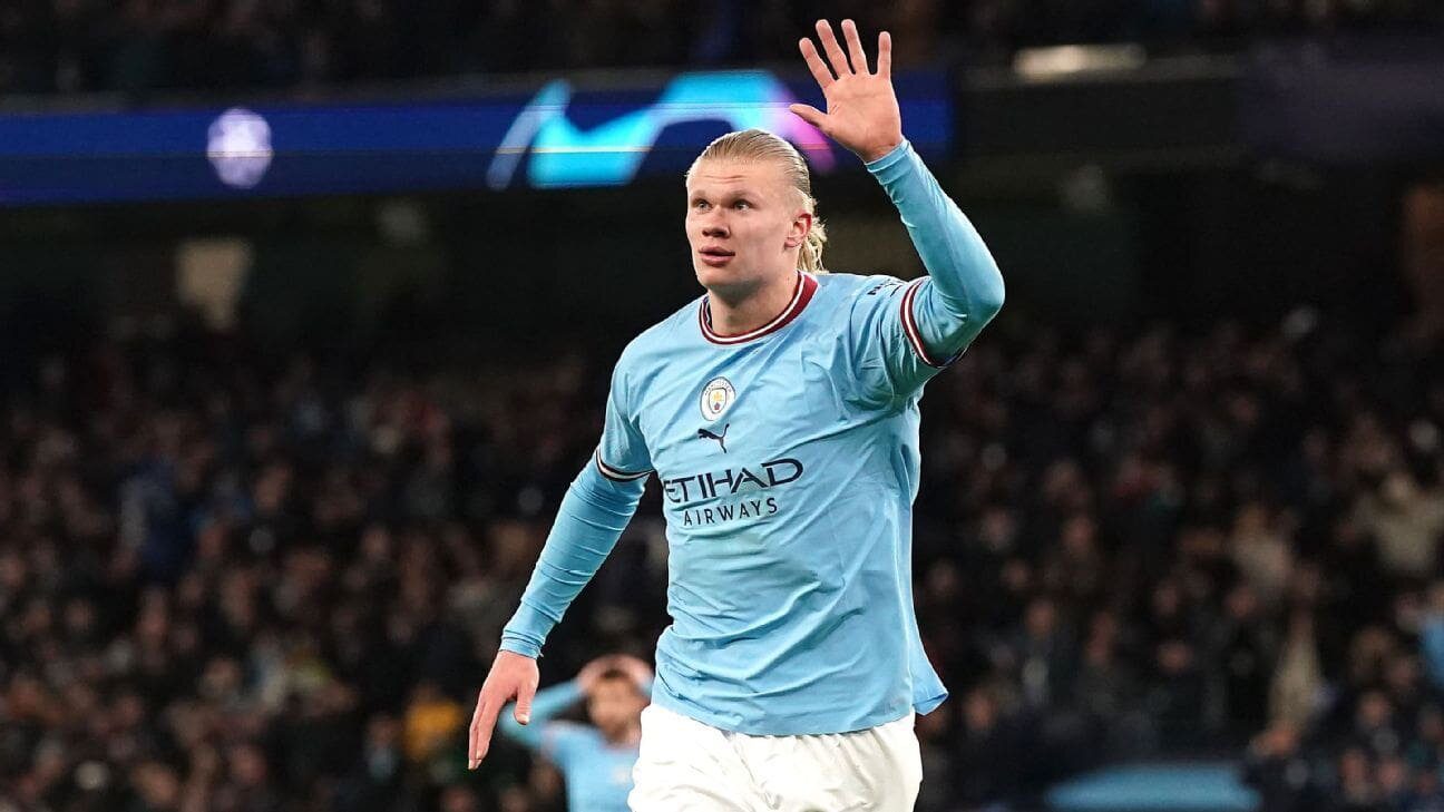 Haaland entre dans l&rsquo;histoire avec 5 buts, Manchester City submerge Leipzig et se qualifie pour les quarts de finale de la Ligue des champions