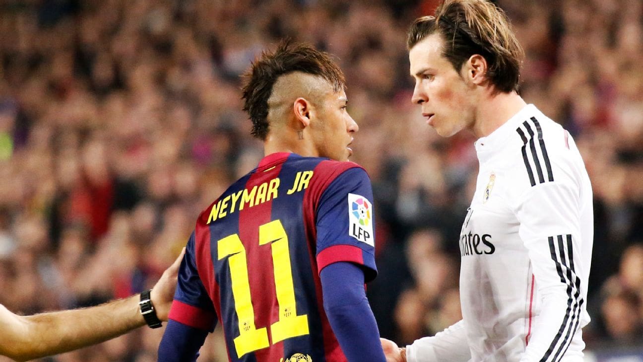 Neymar ou Bale à leur apogée ?  La discussion qui a secoué l&rsquo;anglais ESPN