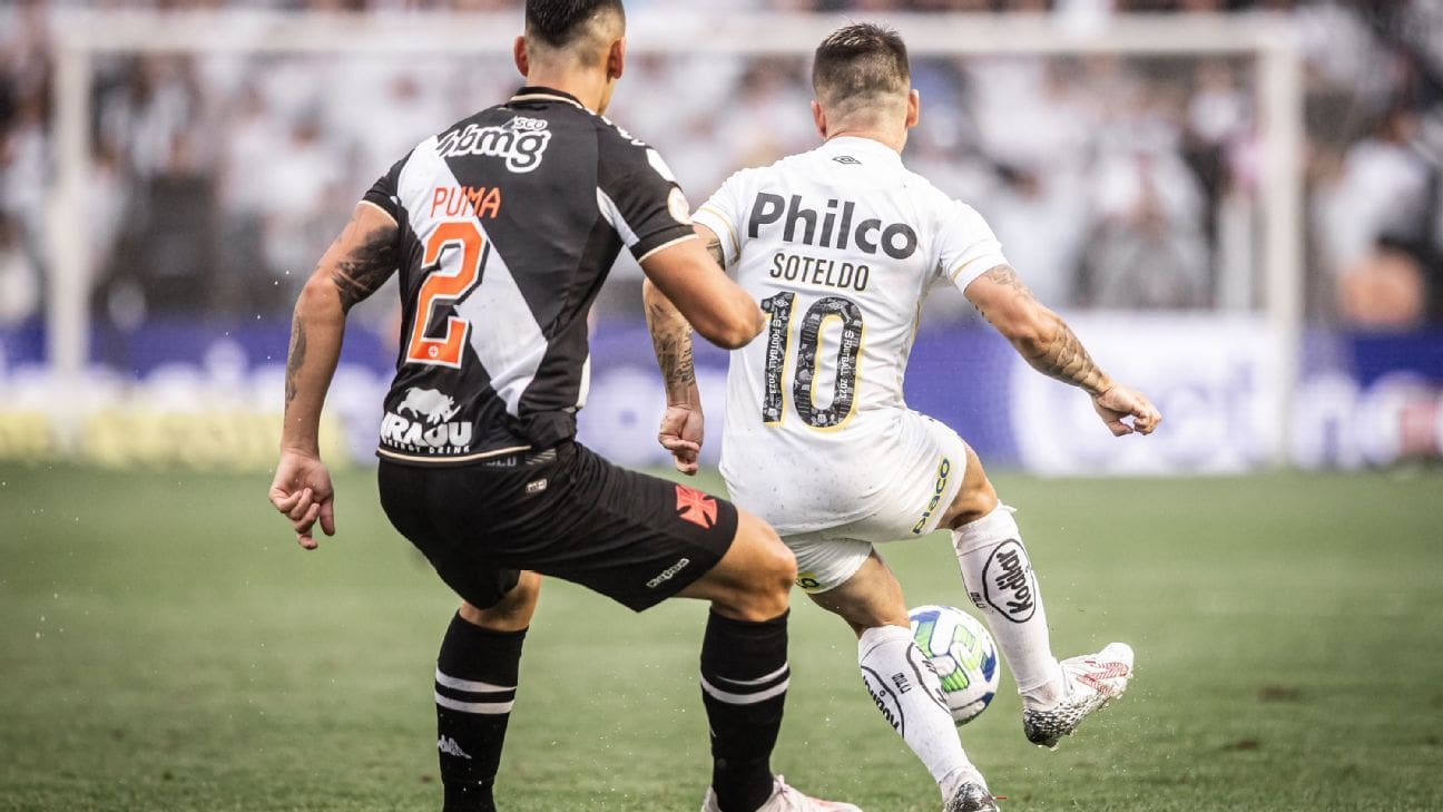 Que doivent faire Santos et Vasco, actuellement en Z-4, pour échapper à la relégation au Brasileirão ?