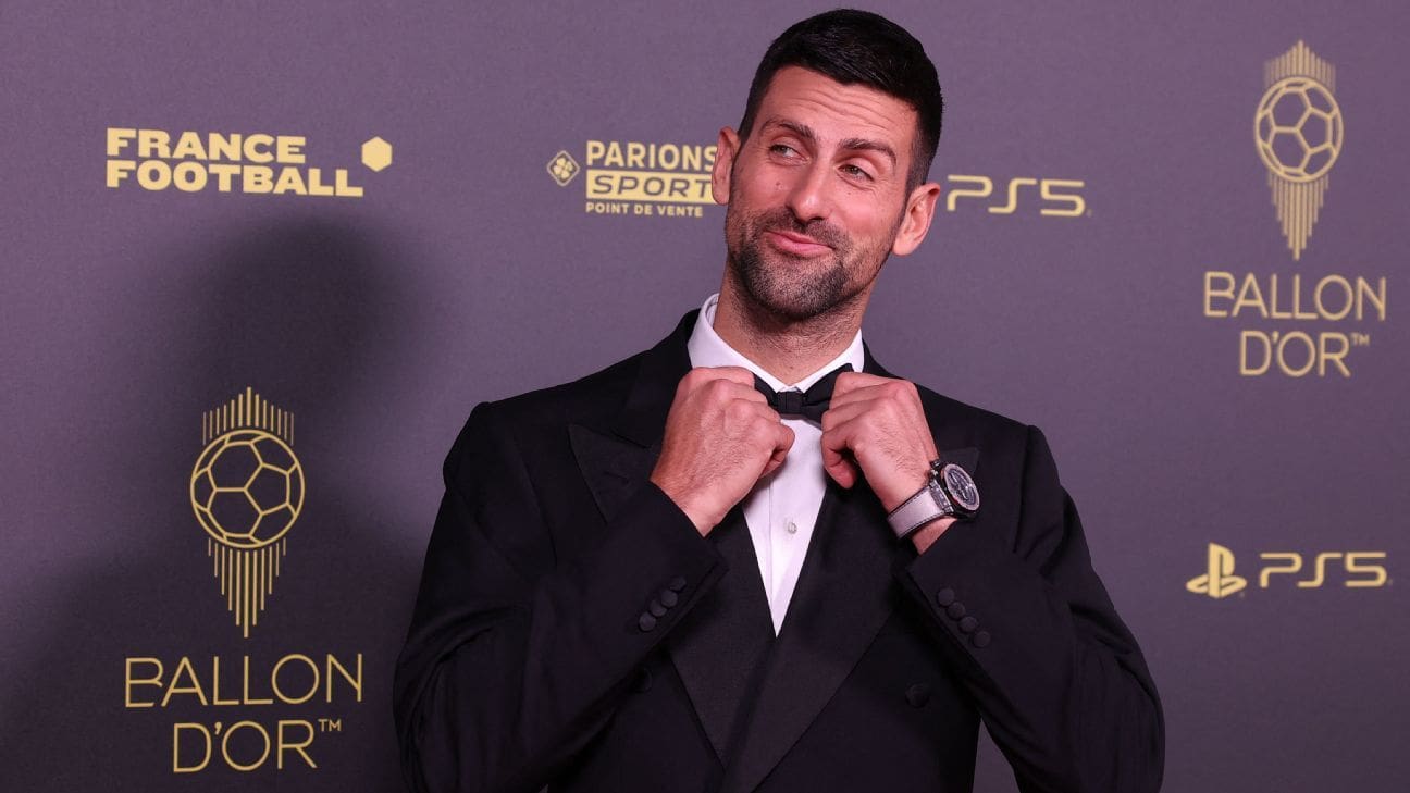 De « confus » avec le joueur de Milan à serrer Messi dans ses bras : comment Djokovic a participé au « Ballon d&rsquo;Or »