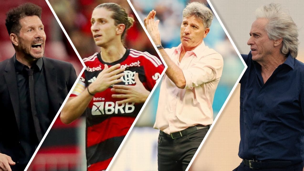 Filipe Luis fait l&rsquo;éloge de Simeone, qualifie Jésus d' »entraîneur parfait » et fait des prédictions sur Renato Gaúcho : « Il reviendra à Flamengo et conquérira »