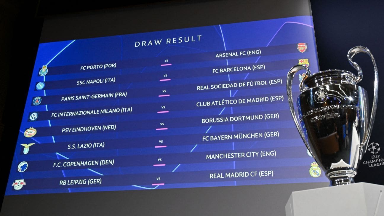 Huitièmes de finale de Ligue des Champions : 10 histoires à surveiller lors des huitièmes de finale