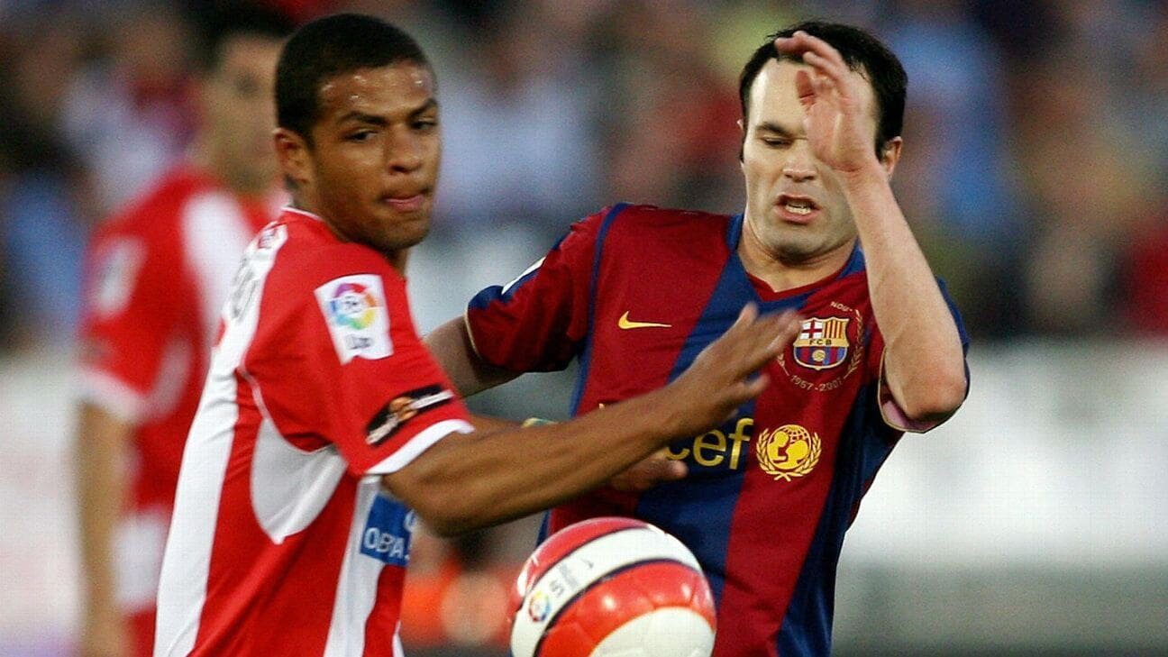 Le jour où Felipe Melo a poussé Puyol à « demander une pause » à Almería x Barcelone : « Calme-toi, calme-toi… »
