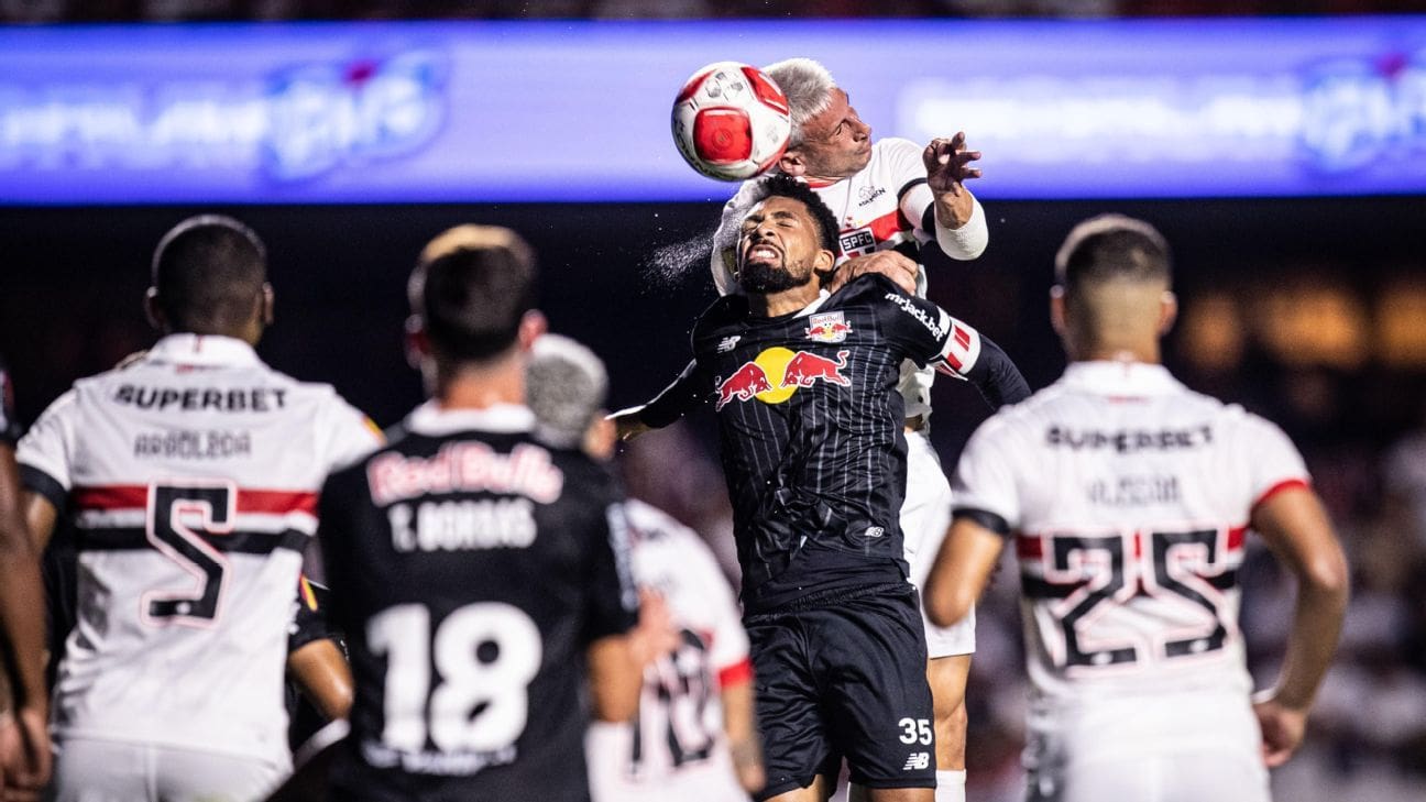 São Paulo fait match nul avec le Red Bull Bragantino et atteint 3 matchs sans gagner à Paulista
