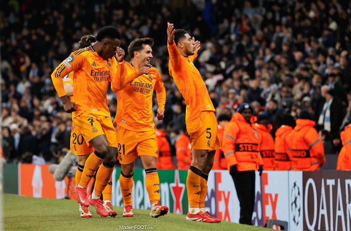Real Madrid vs Manchester City : Pariez sur les buts et cartons à une cote de 13/2