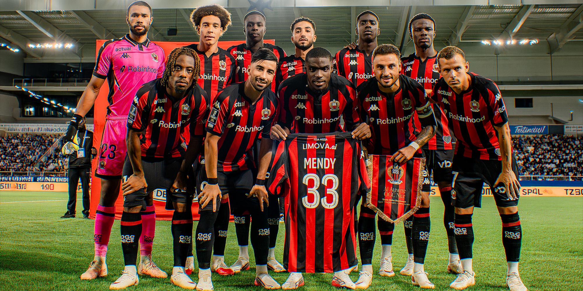 Vue du stade Allianz Riviera, enceinte du football club de Nice, l'OGC Nice