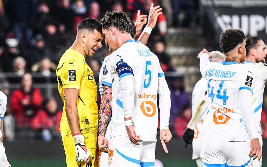 Ligue 1 : Rennes s&rsquo;impose contre Marseille malgré une infériorité numérique