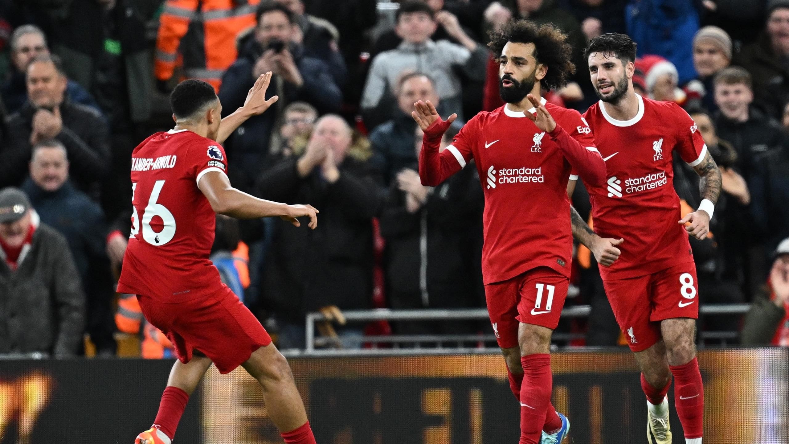 Pronostic d&rsquo;Opta pour le choc Liverpool – Arsenal : Pariez sur Salah pour marquer avec une cote de 7/1