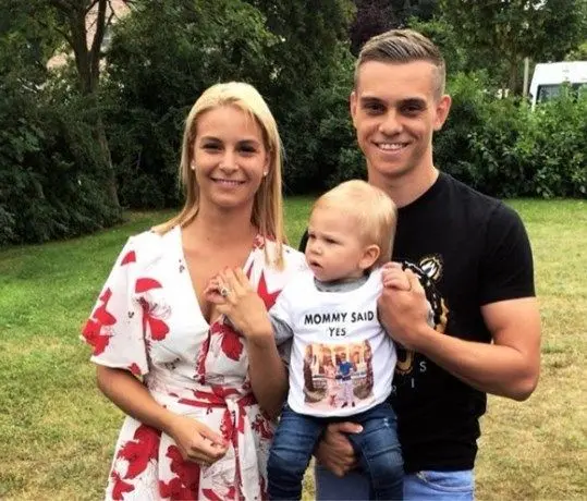 leandro trossard et laura hilven enfant thiago